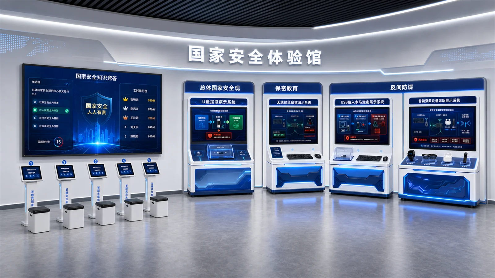 国家安全体验馆整体解决方案展示图